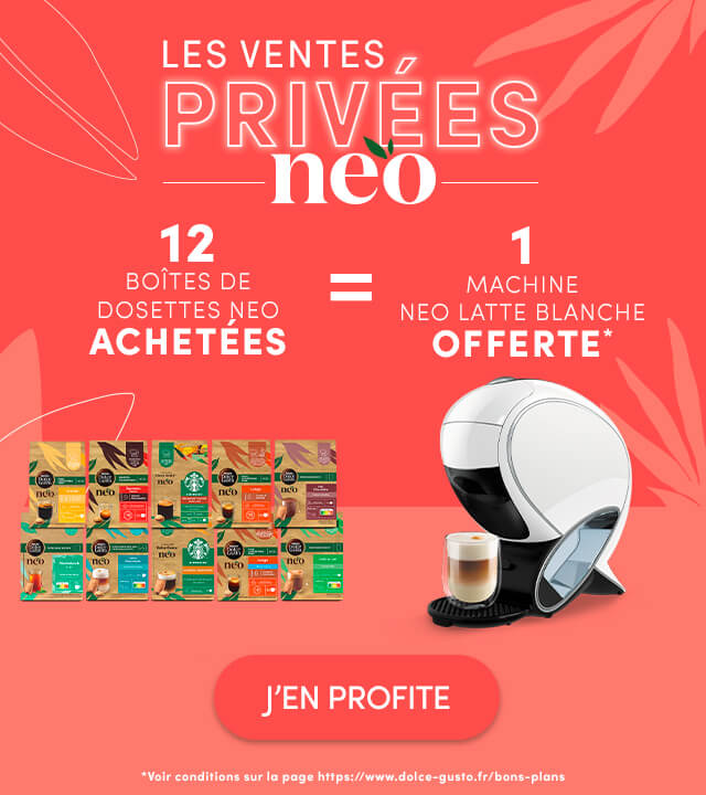 machine neo latte blanche 